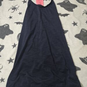 Navy Blue Sleeveless Dress